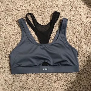 NWOT VSX High Neck Layered Sports Bra
